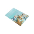 thumbnail image 2 of CADecor Blue Wooden Door Mat Home Decor, Starfish Seashells Indoor Outdoor Entrance Doormat 23.6x15.7 Inches, 2 of 2