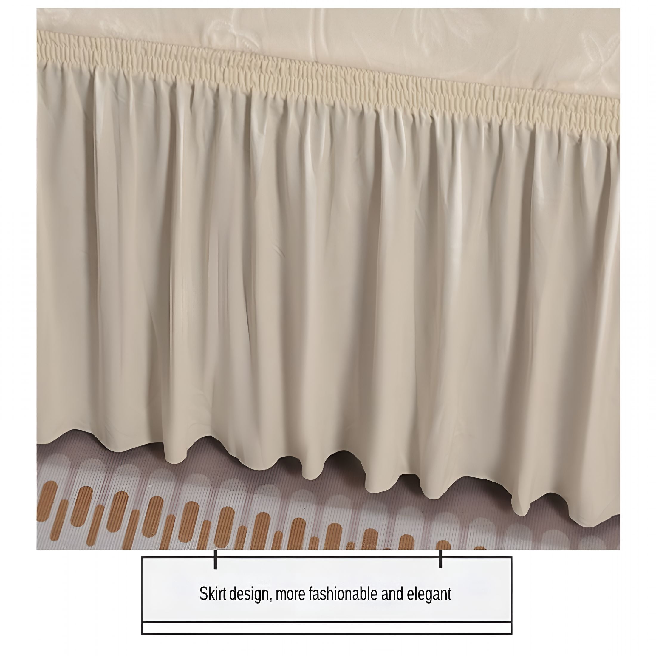 XIBUFE Velvet Floral Sofa Slipcover - Thick Embossed Couch Cover with Ruffled Skirt for Single Sofa