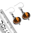 thumbnail image 3 of 925 Sterling Silver Earring Natural Tiger Eye Handmade Jewelry, 3 of 5