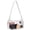 White, variant on Clear Bag for Stadium Events, Clear Purses Crossbody Bags for Women, Shoulder Bag Hobo Handbag with Adjustable Strap (White)