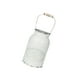 thumbnail image 2 of Jarra de leche, jarrón de metal para flores, elegante cubo decorativo de hierro con asa para bodas, porche, sala de estar, dormitorio y decoración., 2 of 8