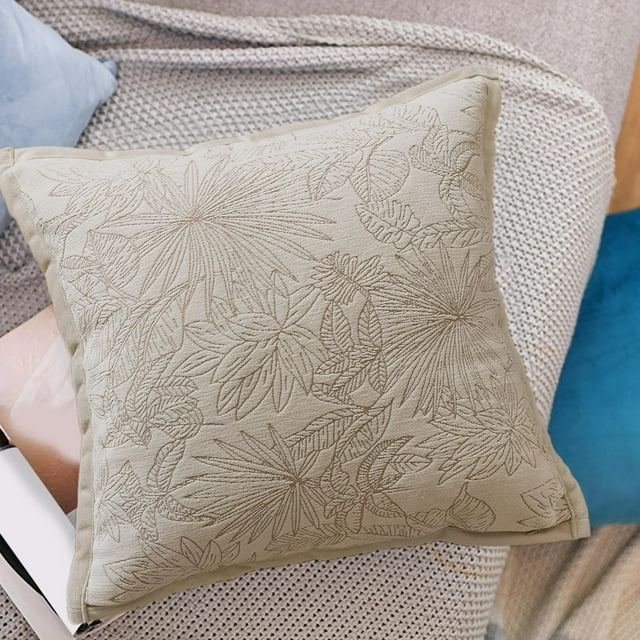 Fiudx Ofertas del día Funda de cojín para sofá, cojines decorativos para sala de estar, funda de cojín, material de chenilla para sofá, mesita de noche, ventana y otras escenas, funda de almohada no
