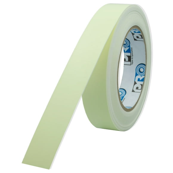 ProTapes Pro Glow Phosphorescent Vinyl Glow in the Dark Tape, 18 mils Thick, 10 yds Length x 1" Width (Pack of 1)