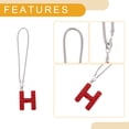 thumbnail image 4 of Unique Bargains 1 Pcs Metal/Rhinestones with Diamonds Car Rear View Mirror Pendant Accessories Car Hanging Ornament Red H, 4 of 6