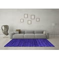 thumbnail image 3 of Ahgly Company Indoor Round Abstract Pink Modern Area Rugs, 8' Round, 3 of 4