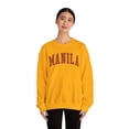 thumbnail image 4 of Manila Philippines Sweatshirt Gifts Crew Neck Shirt Long Sleeve Unisex, 4 of 7