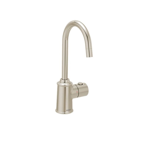Moen IH7600NL Sip Traditional Polished nickel one-handle high arc undermount beverage faucet