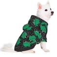 thumbnail image 2 of Goofa Cartoon Kawaii Frogs Pattern Small Dog Sweater Hoodies Pet Grey Hooded Soft Fleece Sweatshirts with Pocket Fall Winter Puppy Cat Sweaters Warm Clothes-X-Small, 2 of 8