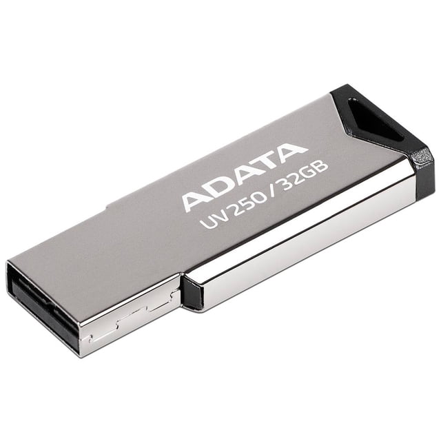 Unidad Flash USB 2.0 ADATA UV250 de 32GB. Diseño Metálico. Adata AUV250-32G-RBK