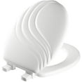 thumbnail image 4 of Mayfair Sculptured Swirl Toilet Seat 27ECA 000 - Easy to Clean, Round - White, 4 of 7