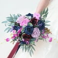 thumbnail image 2 of facefd Bridal Bouquet Rose Flower for Photo Props Party Decoration, 2 of 5