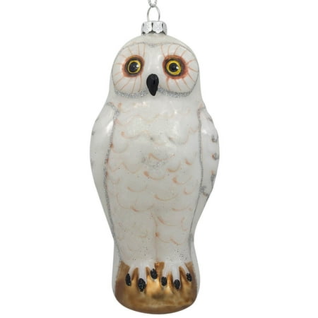 5 25 quot white owl blown glass christmas ornament walmart com 5 25 quot white owl blown glass christmas ornament walmart com