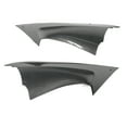 thumbnail image 1 of Fairing Insert Motorcycle Fairing Insert Part Side Air Duct Cover Fairing Insert Part Left Right Side Air Duct Cover Fairing Motorbike Accessory 2pcs Carbon Fiber Style Side Air, 1 of 8