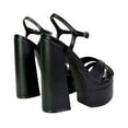 thumbnail image 2 of XY London Womens Anya Chunky Strappy High Block Heel High Heels, 2 of 4