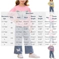 thumbnail image 2 of VIPOIN Girls 2 Piece Outfit Set, Butterfly Patch Crewneck Sweatshirt & Wide Leg Jeans, Cute Clothing Set, 2 of 7