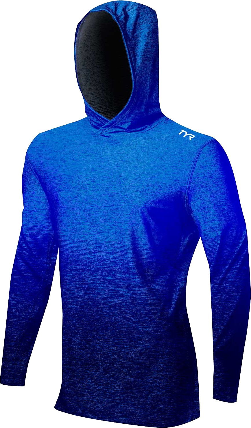 men's long sleeve hooded rash guard