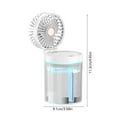 thumbnail image 5 of Portable Mini Misting Fan, USB Rechargeable Cooling Fan with Water Spray Function for Home Office and Outdoor Use, Personal Air Humidifier Desk Cooler, 5 of 9