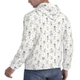 thumbnail image 6 of Fotbe Men's Hoodie with Dancing Dogs Pattern - Kangaroo Pocket Pullover Hooded Sweatshirt, Perfect for Daily Wear, Travel, and Home-Small, 6 of 7