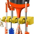 thumbnail image 4 of Wall Organizer With Adjustables Slots And Hooks Wall Mounted Tool And Brooms Holders Organization And Storage For The Kitchen And Garage, 4 of 6
