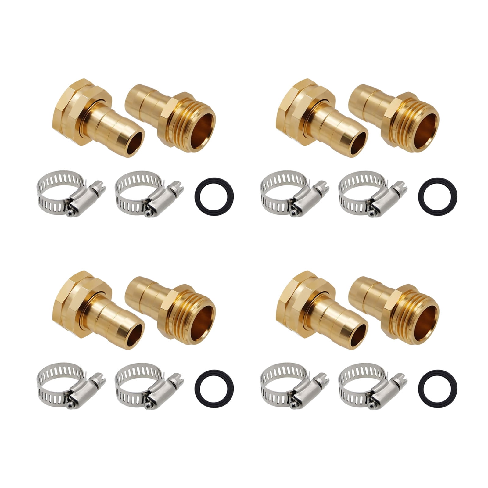 TAPDRA Quick Connect Hose Repair Fitting Gold Aluminum For Garden Hose Outdoor Cleaning Watering Tool Connection Part