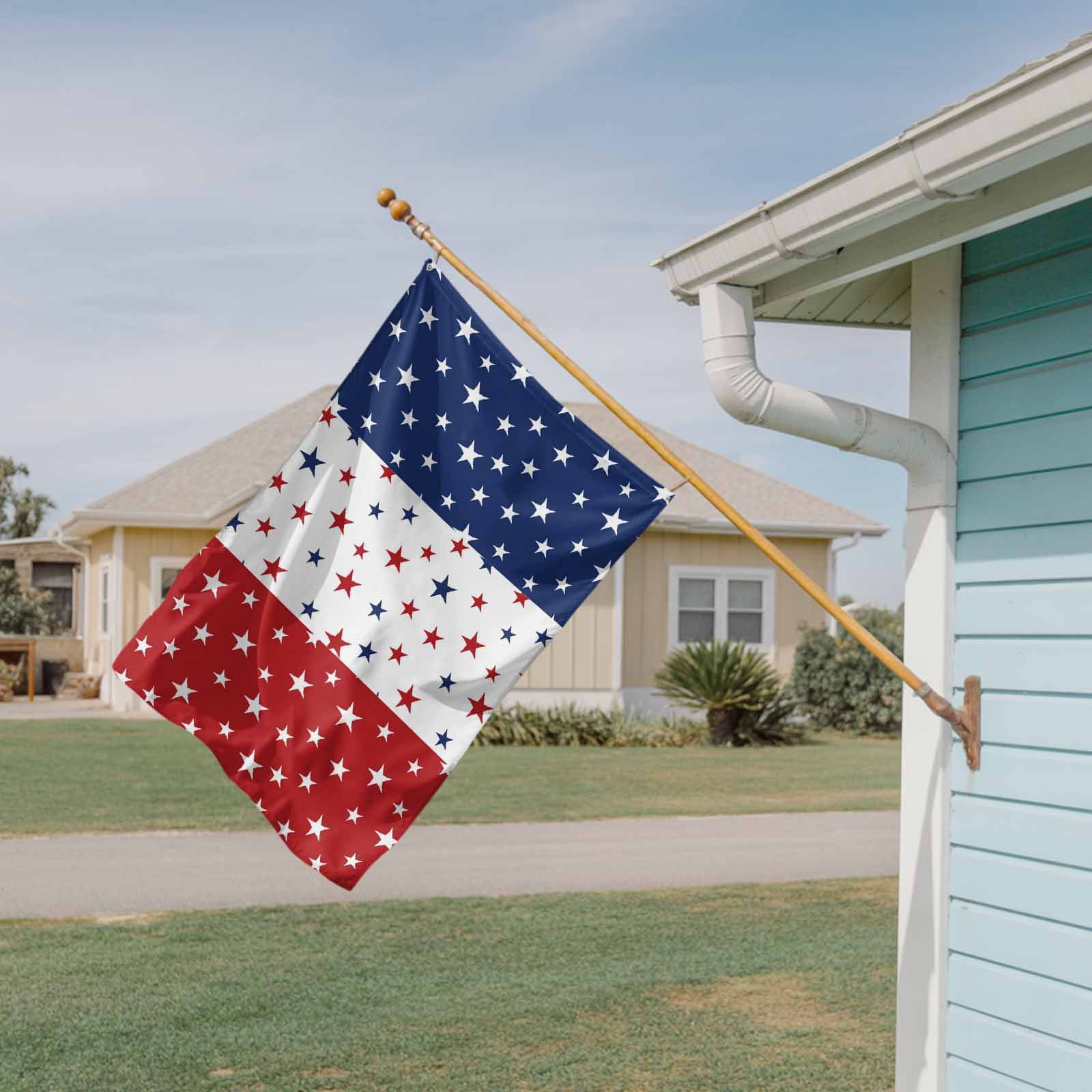 4th of July Flags for Outside 3x5 ft Patriotic Stars USA Flag Outdoor Flags Double Sided Grommets Red White and Blue Stripes Patio Yard Flag for Outdoor Party Porch Independence Day