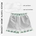 thumbnail image 5 of Mint Green Narrow Stripes Boys' Swim Trunks Board Shorts Beach Pants Bathing Bottoms 2T, 5 of 8