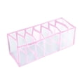 thumbnail image 1 of Caja contenedora con compartimentos para guardar ropa interior, sujetadores y calcetines, lavable y gruesa, fácil de usar. Rosa 7 quejas, 1 of 9