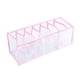 thumbnail image 1 of Organizador de cajones con divisor para armario, caja de almacenamiento para ropa interior, corbata, hogar, viajes, para mujeres y hombres Rosa 7 quejas, 1 of 9