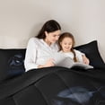 thumbnail image 5 of Castle Fairy Boys Girls Black Cat Twin Comforter Sets,Gothic Style Bedding Set, 5 of 8