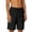 Black, variant on Men Solid Color Shorts Relaxed Fit Summer Drawstring Beach Shorts with Pockets Hiking Fishing Outdoor Elastic Waist Chino Shorts Gray L