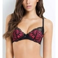 thumbnail image 2 of L'Agent by Agent Provocateur Women's Brigit Padded Plunge Bra Black/Neon Melon 32E, 2 of 4