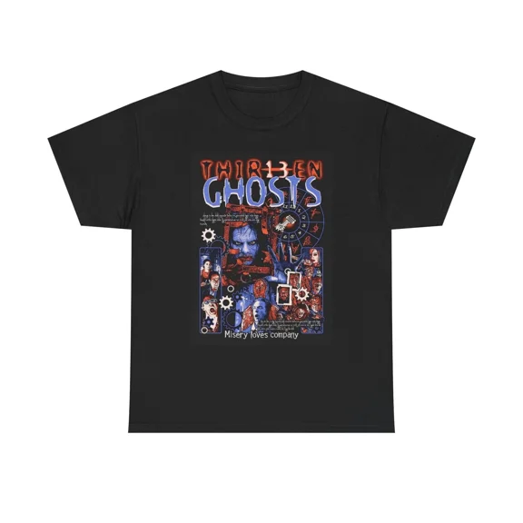 Thirteen Spirits Retro Horror Inspired Dark Vintage Movie Graphic Unisex T-Shirt up to size 5XL