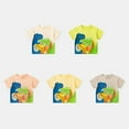 thumbnail image 6 of Gyexs Toddler Boys Shirts 12-18 Months T-Shirts for Boy Casual Crewneck Short Sleeve T Shirt Holiday Activewear Graphic Tee (Baby, Beige, 12-18 Months), 6 of 6