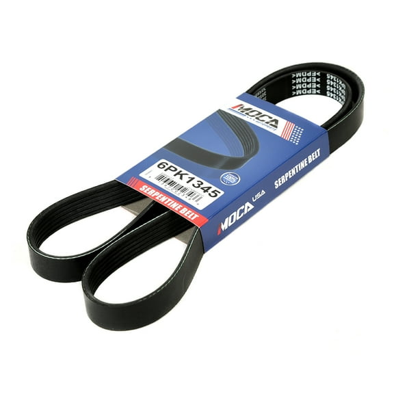 MOCA AUTOPARTS 6PK1345 Serpentine Belt for 04-99 Chrysler 300M V6 3.5L & 04-02 Chrysler Concorde V6 3.5L & 04-00 Dodge Intrepid V6 3.5L & 97-95 Dodge Stratus L4 2.0L and More