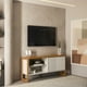 thumbnail image 5 of Mesa para TV hasta 55 pulgadas Bossa Gold color madera natural y blanco hueso, 5 of 5