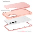 thumbnail image 2 of Dteck for Samsung Galaxy S25 Case, Military Grade Drop Protection Heavy Duty Rugged Shockproof Protection Non-Slip Phone Case for S25 Case,Rosegold, 2 of 6