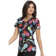 thumbnail image 7 of Tooniforms Women Scrubs Top, V-Neck, TF638, S, Cookie Mix, 7 of 7