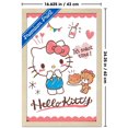 thumbnail image 2 of Hello Kitty: 25 Snack Time - Kitty Pancakes Wall Poster, 22.375" x 34" Framed, 2 of 4
