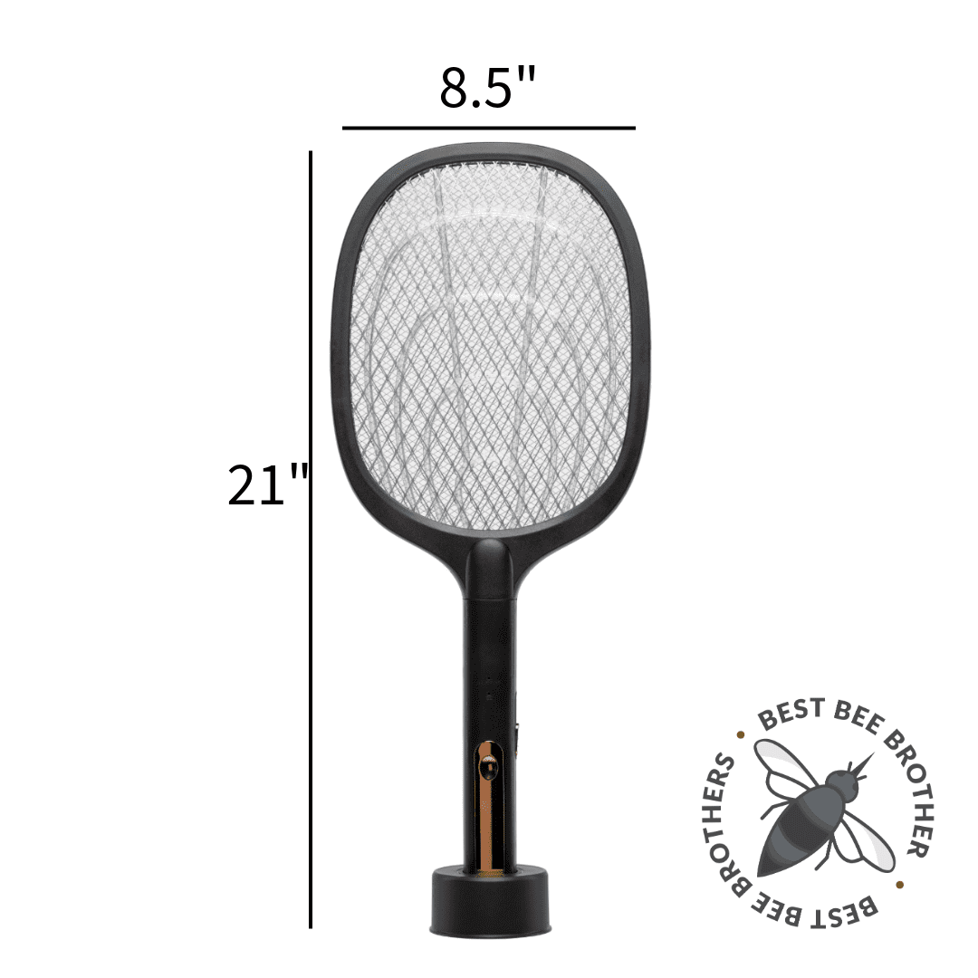 ZAP! 2-in-1 Insect Zap Racket and Trap, Best Bee Brothers, for Mosquitoes and Bees