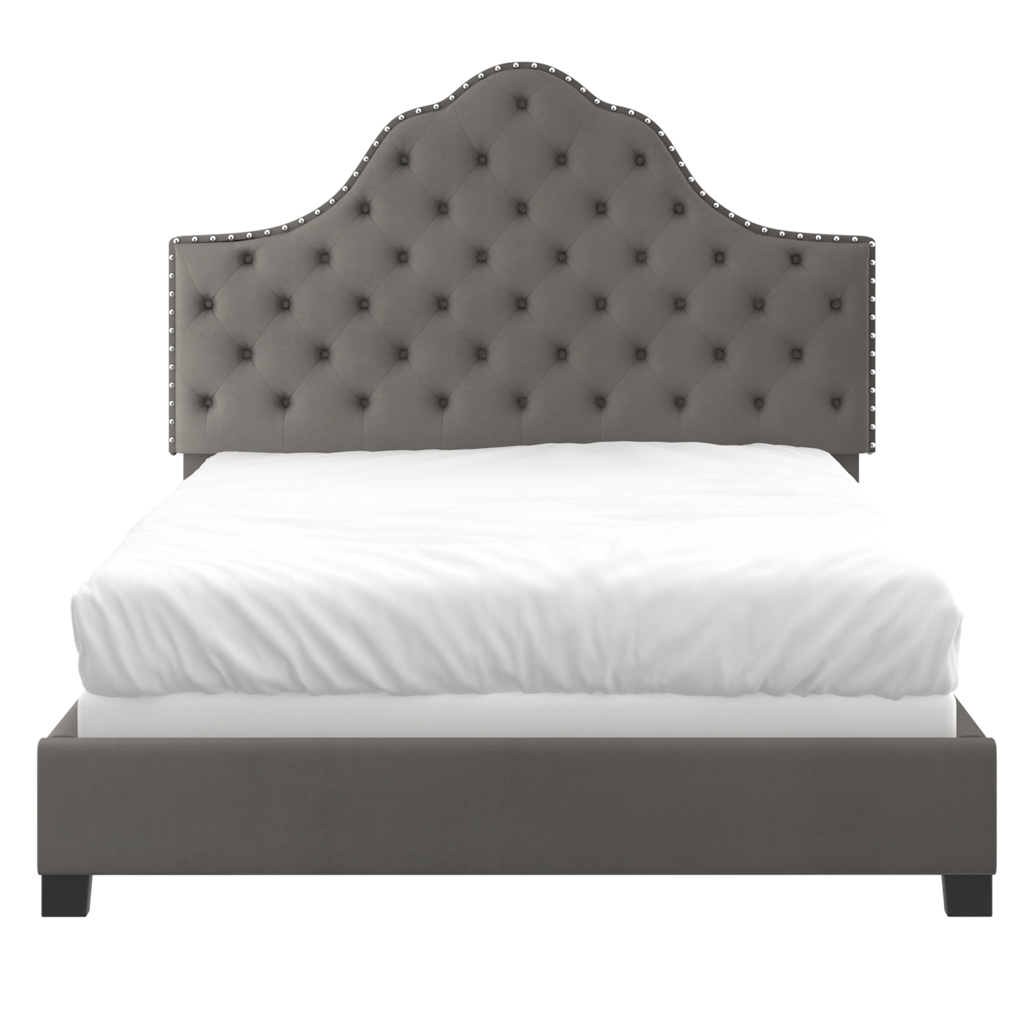 Nspire 101-292Q-GY 60 in. Greta Bed in Grey - Queen Size - image 3 of 6