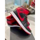 thumbnail image 1 of Size 10 - A i r-Jor-dan 1 Mid Black/White/Fire Red, 1 of 5