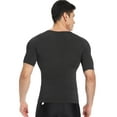 thumbnail image 5 of VASLANDA Mens Compression Undershirts Ultra Slimming Body Shaper Belly Control Vest Workout Active Gynecomastia Tank Tops, 5 of 6