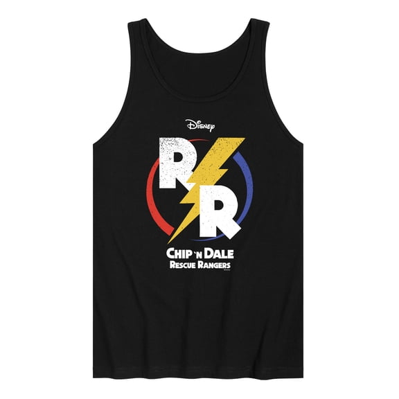 Chip 'N Dale Rescue Rangers - Chip 'N Dale R & R Logo - Men's Jersey Tank Top