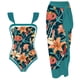 thumbnail image 5 of Traje de baño de una pieza estampado Traje de baño de dos piezas con falda de playa, 5 of 6