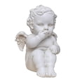 thumbnail image 3 of Estatua de ángel Estatua de resina Regalo Figura de ángel de estilo retro Adorno de mesa para Estilo D, 3 of 9