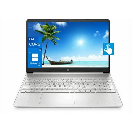 HP Pavilion 15 Laptop, 11th Gen Intel Core i7-1165G7 Processor, 32 GB RAM, 1 TB SSD Storage, Touchscreen Full HD IPS Micro-Edge Display, Windows 11 Pro, Compact Design, Long Battery Life