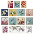 thumbnail image 4 of Kate and Laurel Sylvie It Could Have Gone Two Ways They Said Framed Canvas Wall Art by Emma Daisy, 22x22 Natural, Simple Floral Botanical Wall Décor, 4 of 6