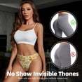 thumbnail image 4 of Thongs for Women - potato chips fries No Show Seamless Womens Thongs Underwear, Soft Stretch G String Thongs for Women,Cuteness Ladies Thong Bikini Panties Briefs, 4 of 5