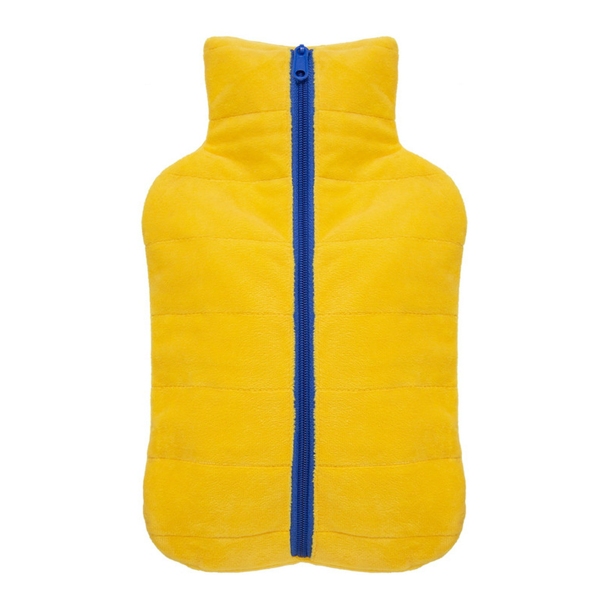 Guatero Thermicachile 2 Litros Parka Amarilla Cierre Azul