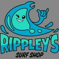 thumbnail image 2 of Boy's Fortnite Rippley's Surf Shop Performance Graphic Tee Charcoal Heather Medium, 2 of 4